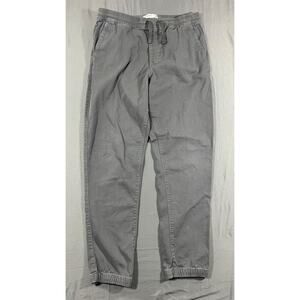 Abercrombie Kids Jogger Pants Gray Drawstring Elastic Waist Casual